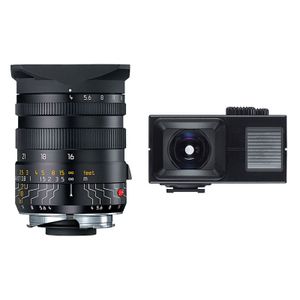 Leica Tri-Elmar-M Set 16-18-21mm f/4.0 objectief Zwart + Universal Wide-Angle Viewfinder