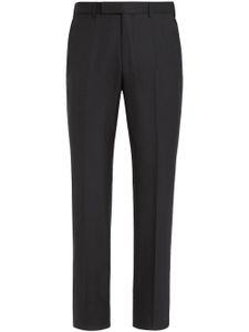 Zegna pantalon de costume en laine - Noir