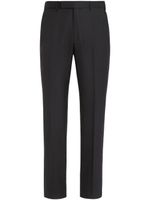 Zegna pantalon de costume en laine - Noir