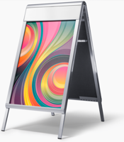 Stoepbord PRESTIGE Din A1 Logo-plaat