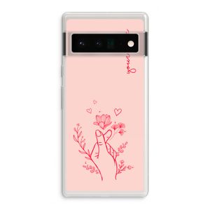 Giving Flowers: Google Pixel 6 Pro Transparant Hoesje