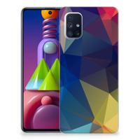 Samsung Galaxy M51 | TPU Hoesje | Polygon Dark