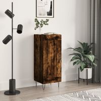 Dressoir 34,5x34x90 cm bewerkt hout gerookt eiken - thumbnail