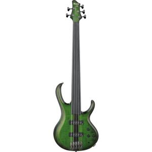 Ibanez SDGB1 Dark Moss Burst Steve Di Giorgio signature 5-snarige fretloze elektrische basgitaar