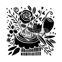 The Crafter's Workshop • template 30x30cm celebration bouquet