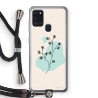 Love your petals: Samsung Galaxy A21s Transparant Hoesje met koord Love your petals: Samsung Galaxy A21s Transparant Hoesje met koord
