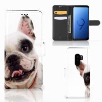 Samsung Galaxy S9 Plus | Telefoonhoesje | Met pasjeshouder | Franse Bulldog