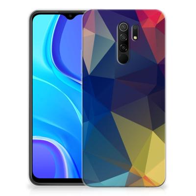 Xiaomi Redmi 9 | TPU Hoesje | Polygon Dark