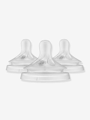 Pack van drie Natural Response fopspenen - debieten 3,4,5 PHILIPS AVENT doorzichtig