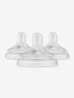 Pack van drie Natural Response fopspenen - debieten 3,4,5 PHILIPS AVENT doorzichtig Pack van drie Natural Response fopspenen - debieten 3,4,5 PHILIPS AVENT doorzichtig