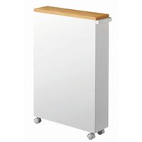 Yamazaki Semi-Closed storage cart - Tower - white