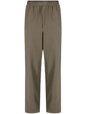 GR10K pantalon droit à taille mi-haute - Vert