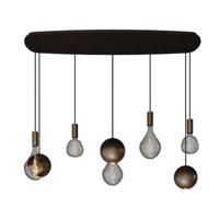 Hanglamp Gerace Deens ovaal Platinum