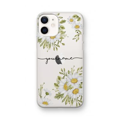 Daisies: iPhone 12 mini Transparant Hoesje