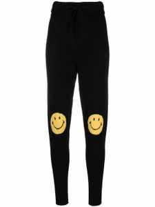 Joshua Sanders pantalon de jogging à motif brodé - Noir