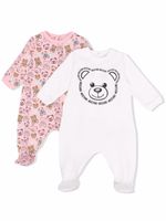 Moschino Kids grenouillère à imprimé ourson - Rose - thumbnail