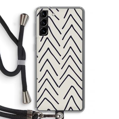 Marrakech Arrows: Samsung Galaxy S21 Plus Transparant Hoesje met koord