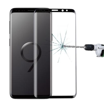 Voor Galaxy S9 0.33mm 9H oppervlaktehardheid 3D gebogen rand anti-kras Full Screen HD volledig zelfklevende glas Screen Protector (zwart)