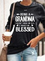 Grandma Long Sleeve Sweatshirt - thumbnail