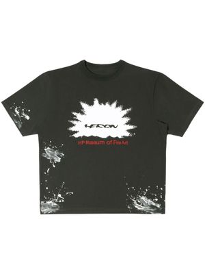 Heron Preston t-shirt Museum à imprimé graphique - Noir