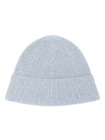 Acne Studios bonnet en maille nervurée - Bleu