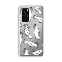 Papegaai: Huawei P40 Transparant Hoesje