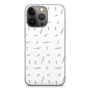 Hipster stripes: iPhone 13 Pro Transparant Hoesje