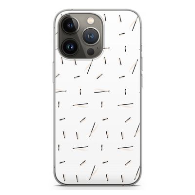 Hipster stripes: iPhone 13 Pro Transparant Hoesje