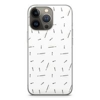 Hipster stripes: iPhone 13 Pro Transparant Hoesje