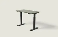 Desktronic HomeOne bureau Zwart / Olijfgroen / 120x60 cm