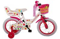 Volare ashley kinderfiets - meisjes - 14 inch - wit - 95% afgemonteerd