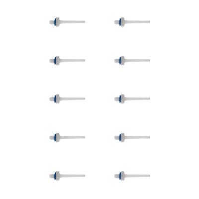 PACK OF 10 NARROW INFLATION NEEDLES PVC ROX