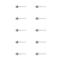PACK OF 10 NARROW INFLATION NEEDLES PVC ROX