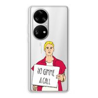 Gimme a call: Huawei P50 Pro Transparant Hoesje