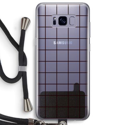 Rooster: Samsung Galaxy S8 Plus Transparant Hoesje met koord