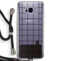 Rooster: Samsung Galaxy S8 Plus Transparant Hoesje met koord