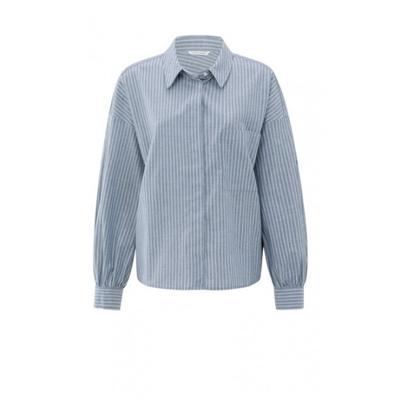 YAYA - Blauw | unisex | Blouse | Blauw | 42 | regular | Kamst mode