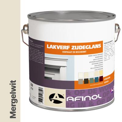 Afinol Zijdeglans Lakverf Mergelwit (G0.05.85) 2,5 liter