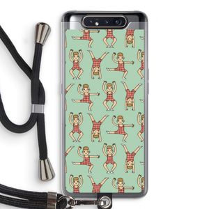 Gymboys: Samsung Galaxy A80 Transparant Hoesje met koord