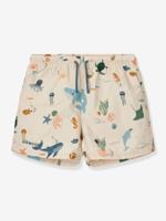 Zwemshort met Aiden LIEWOOD-print beige