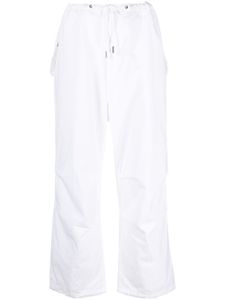 DARKPARK pantalon de jogging à lien de resserrage - Blanc