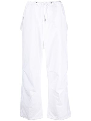 DARKPARK pantalon de jogging à lien de resserrage - Blanc