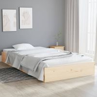 Bedframe massief hout 100x200 cm