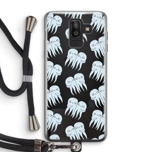 Octopussen: Samsung Galaxy J8 (2018) Transparant Hoesje met koord