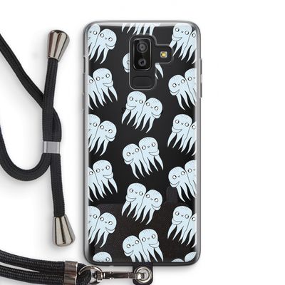 Octopussen: Samsung Galaxy J8 (2018) Transparant Hoesje met koord