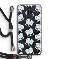 Octopussen: Samsung Galaxy J8 (2018) Transparant Hoesje met koord