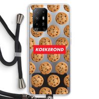 Koekerond: Oppo A94 5G Transparant Hoesje met koord