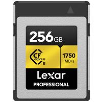 Lexar CFexpress PRO Type B Gold series 256GB - R1750/W1500MB/s Lexar CFexpress PRO Type B Gold series 256GB - R1750/W1500MB/s