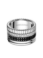 Boucheron grande bague Quatre Black en or blanc 18ct sertie de diamants - Argent - thumbnail