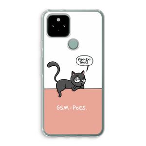 GSM poes: Google Pixel 5 Transparant Hoesje